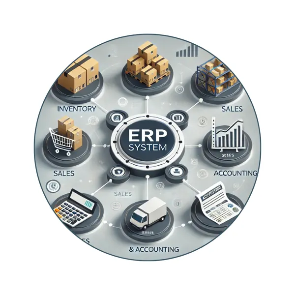 وحدات بلاتينيوم ERP: المحاسبة والمخزون والمبيعات والموارد البشرية